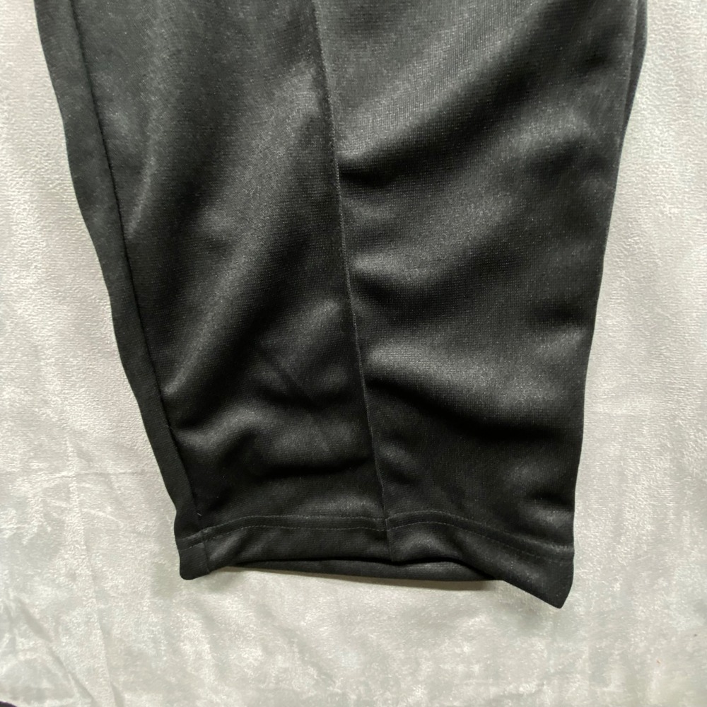 Roamans 28W Petite Black Polyester Elastic Waist Athletic Track Pants - Picture 7 of 12